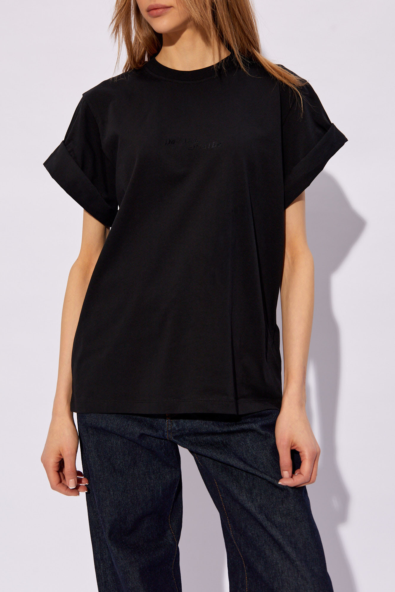 shirt Victoria Beckham - Black Printed T